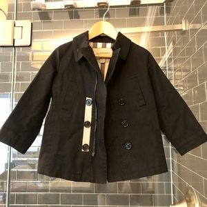 Boys Burberry Peacoat
